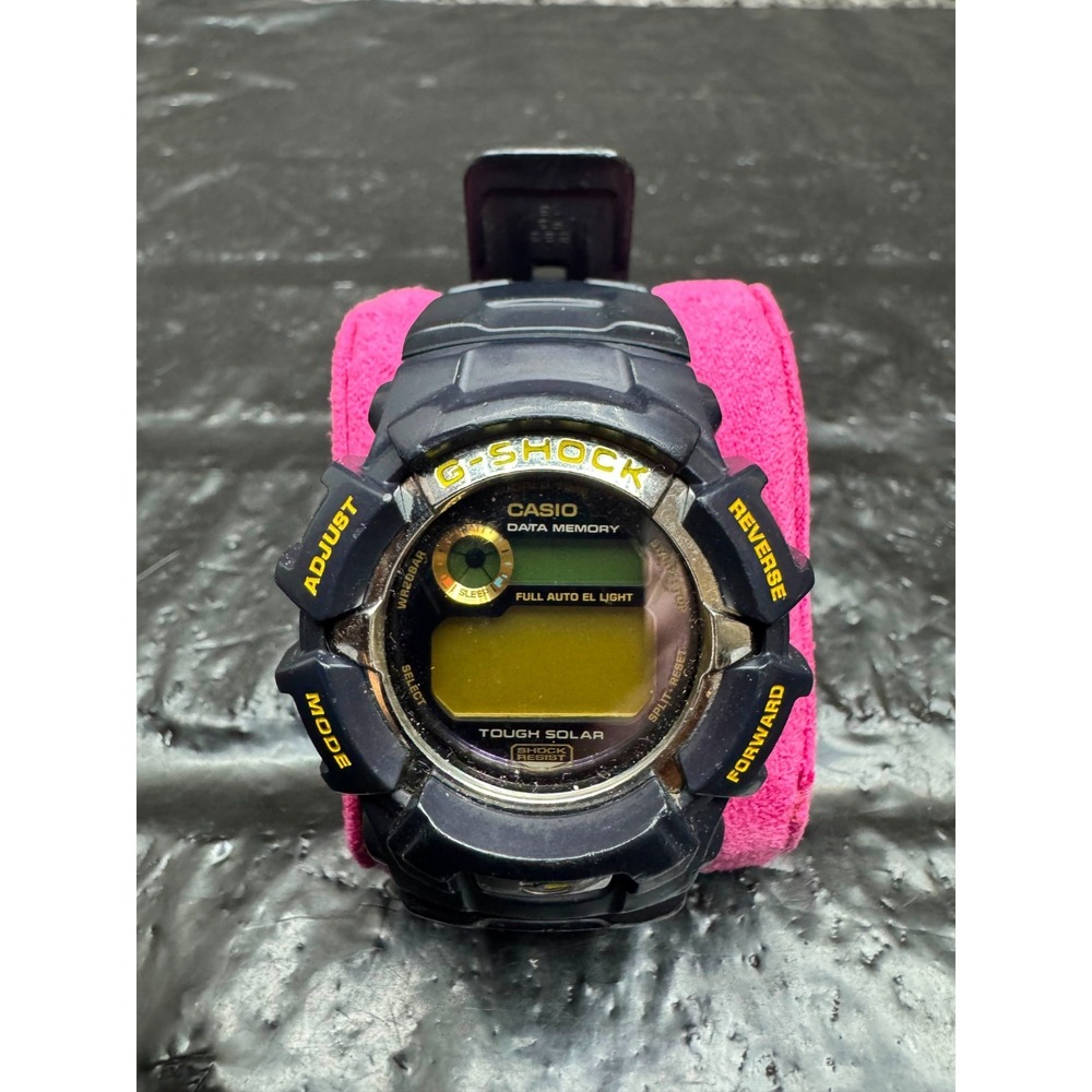Casio G Shock G-2300 Tough Solar 2184 World Time Shock Resist Watch Black